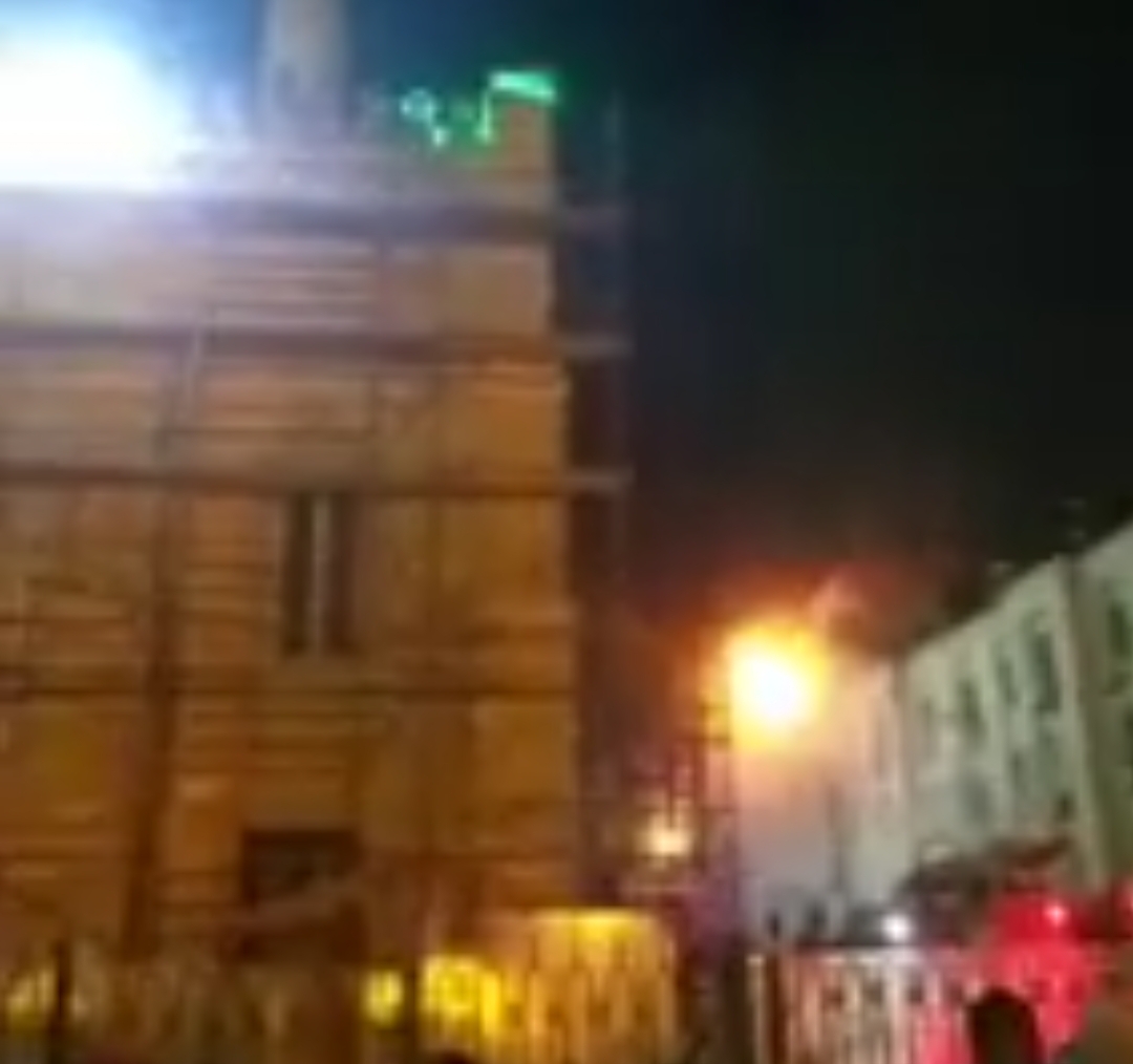حريق منطقة الحسين 