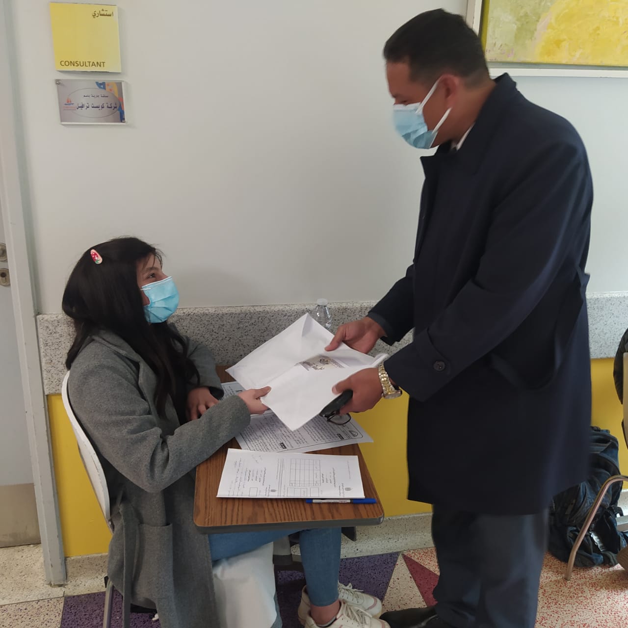 سلومة  يزور  لجنة (57357) واستبعاد  رئيس  لجنة   بالجيزة لتقاعسه  في  امتحان  الاعدادية 