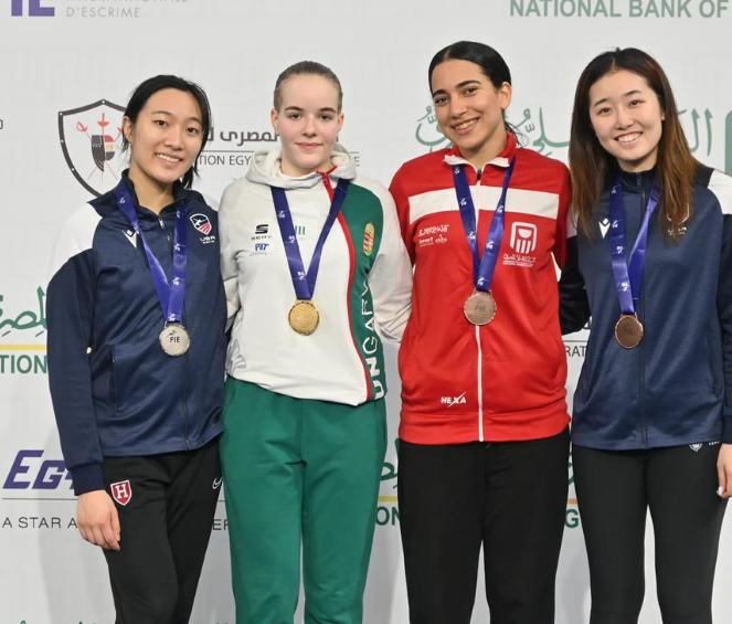 فرح محفوظ تتوج ببرونزية كأس العالم 