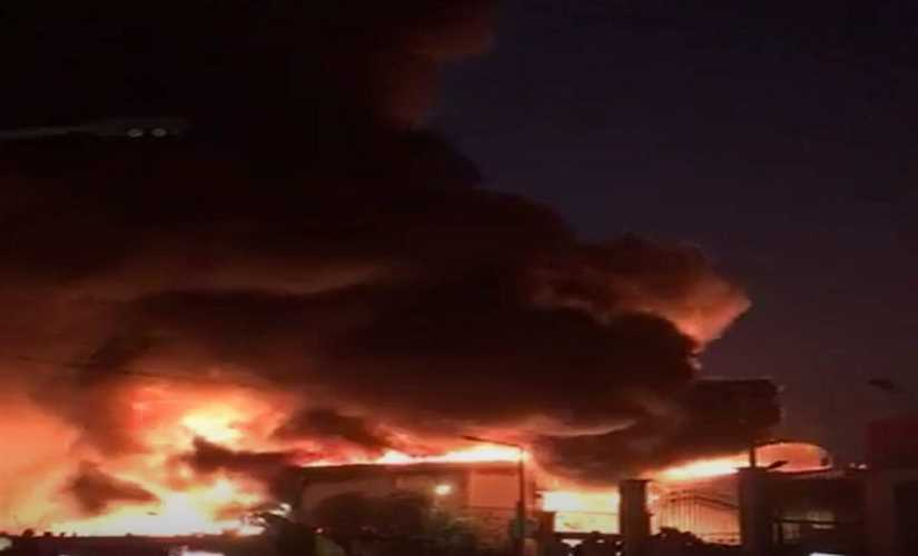 حريق محول كهراء
