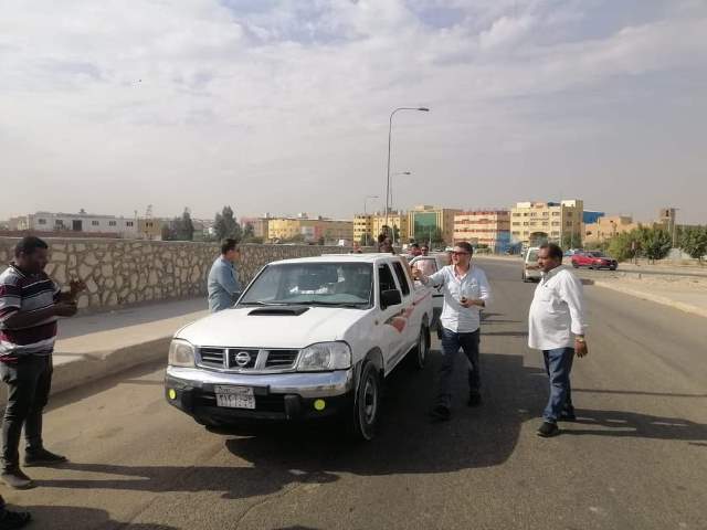 جهاز مدينة العبور يضبط 10 تكاتك بالتعاون مع شرطة المرافق.. بالصور