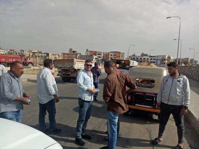 جهاز مدينة العبور يضبط 10 تكاتك بالتعاون مع شرطة المرافق.. بالصور