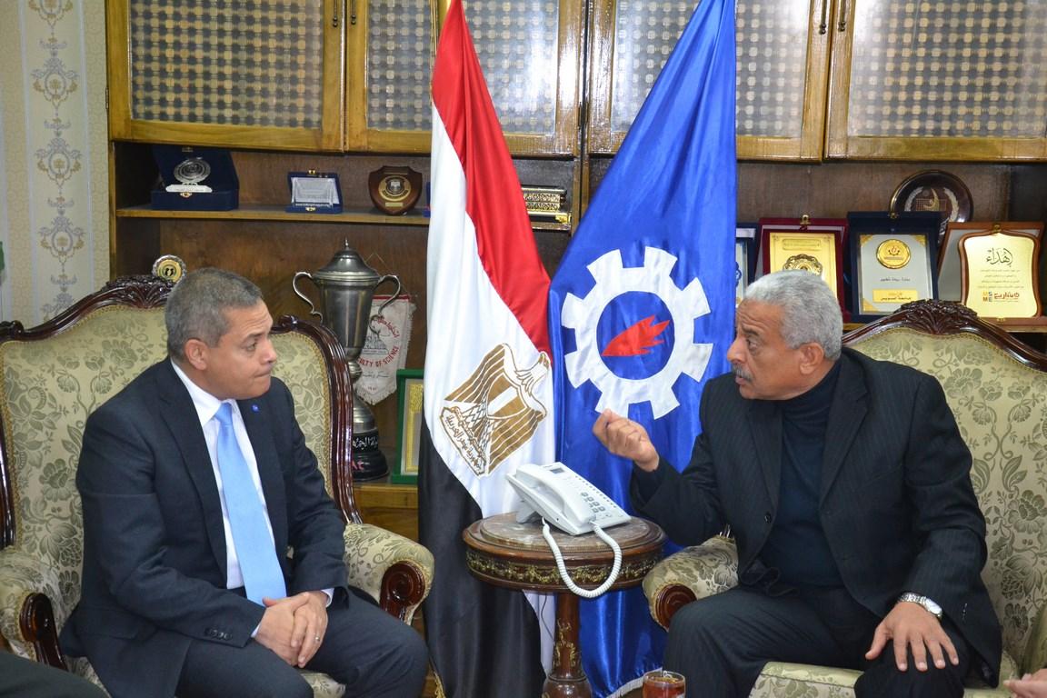 إنهاء اعمال مصرف الخريجين ويوسف السباعى فى 3 شهور بالسويس