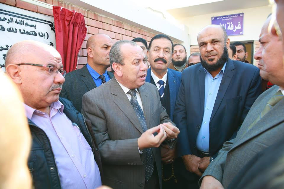 محافظ كفرالشيخ يفتتح محطة رافع الصرف الصحى بكفر تيدا بسيدى سالم