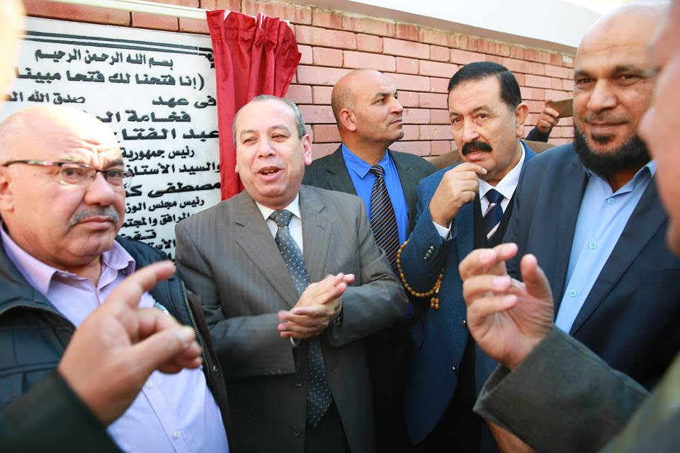 محافظ كفرالشيخ يفتتح محطة رافع الصرف الصحى بكفر تيدا بسيدى سالم