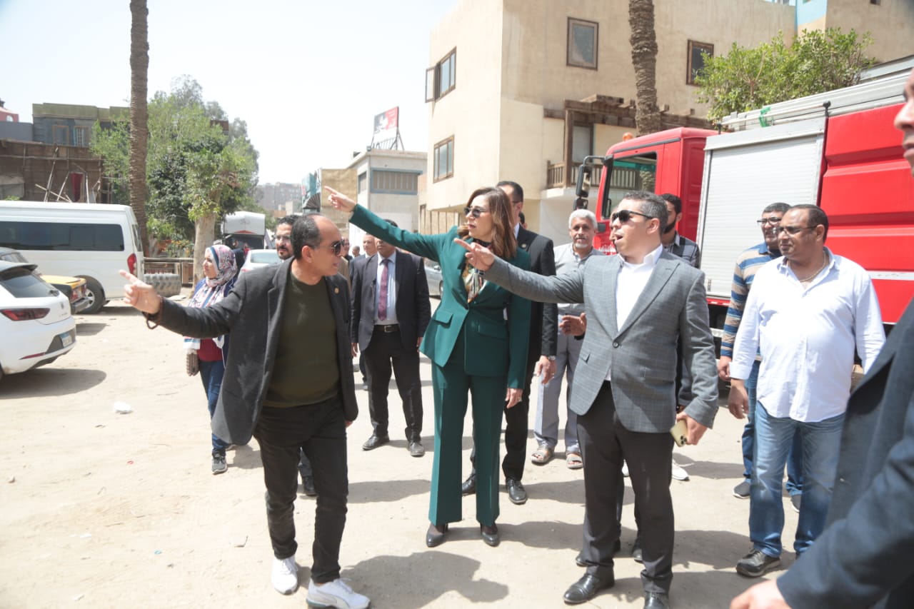 وزيرة الثقافة في جولة مفاجئة باستديو مصر لتفقد بلاتوهات التصوير