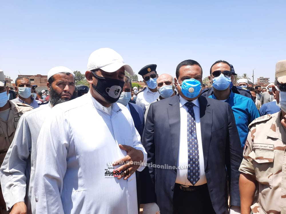 محافظ البحيرة يتقدم جنازة الجندى احمد عبد الكريم شهيد الواجب
