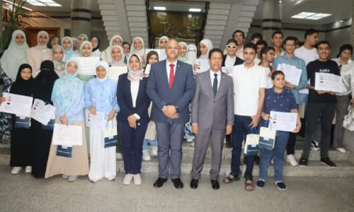 محافظ القليوبية ورئيس جامعة بنها