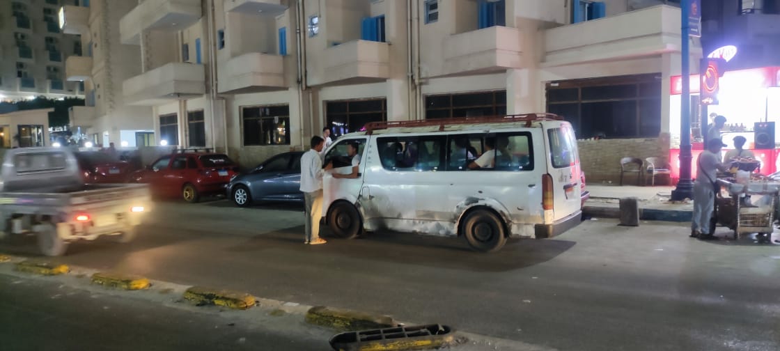 حملات مرورية مكثفة بشوارع مطروح 
