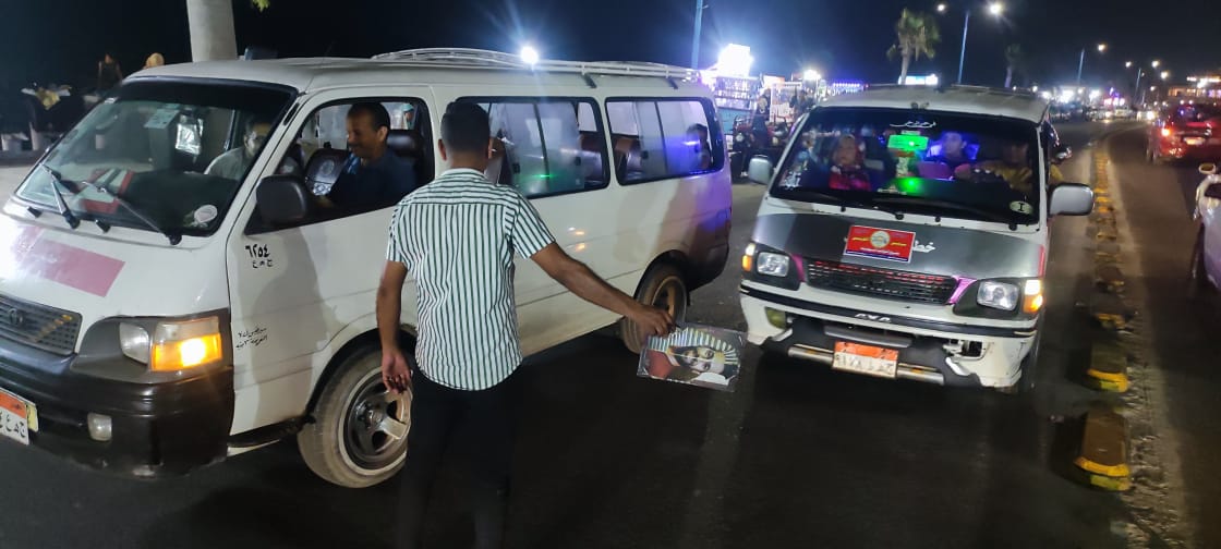 حملات مرورية مكثفة بشوارع مطروح 