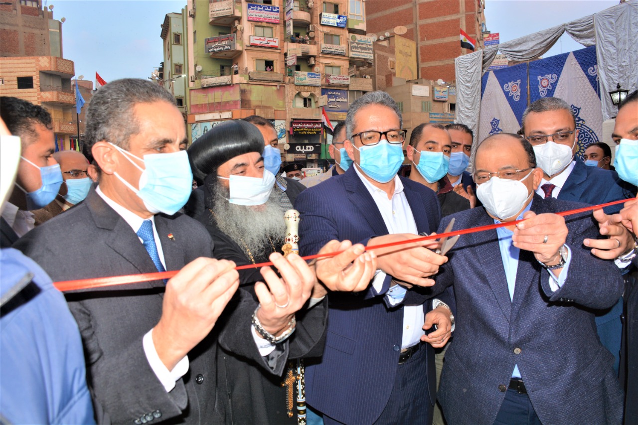وزراءالسياحة والتنمية ومحافظ الغربية يفتتحون مسار العائلة المقدسة-صور