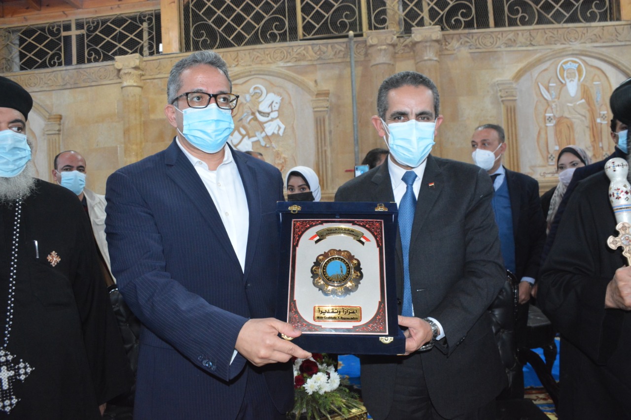 وزراءالسياحة والتنمية ومحافظ الغربية يفتتحون مسار العائلة المقدسة-صور