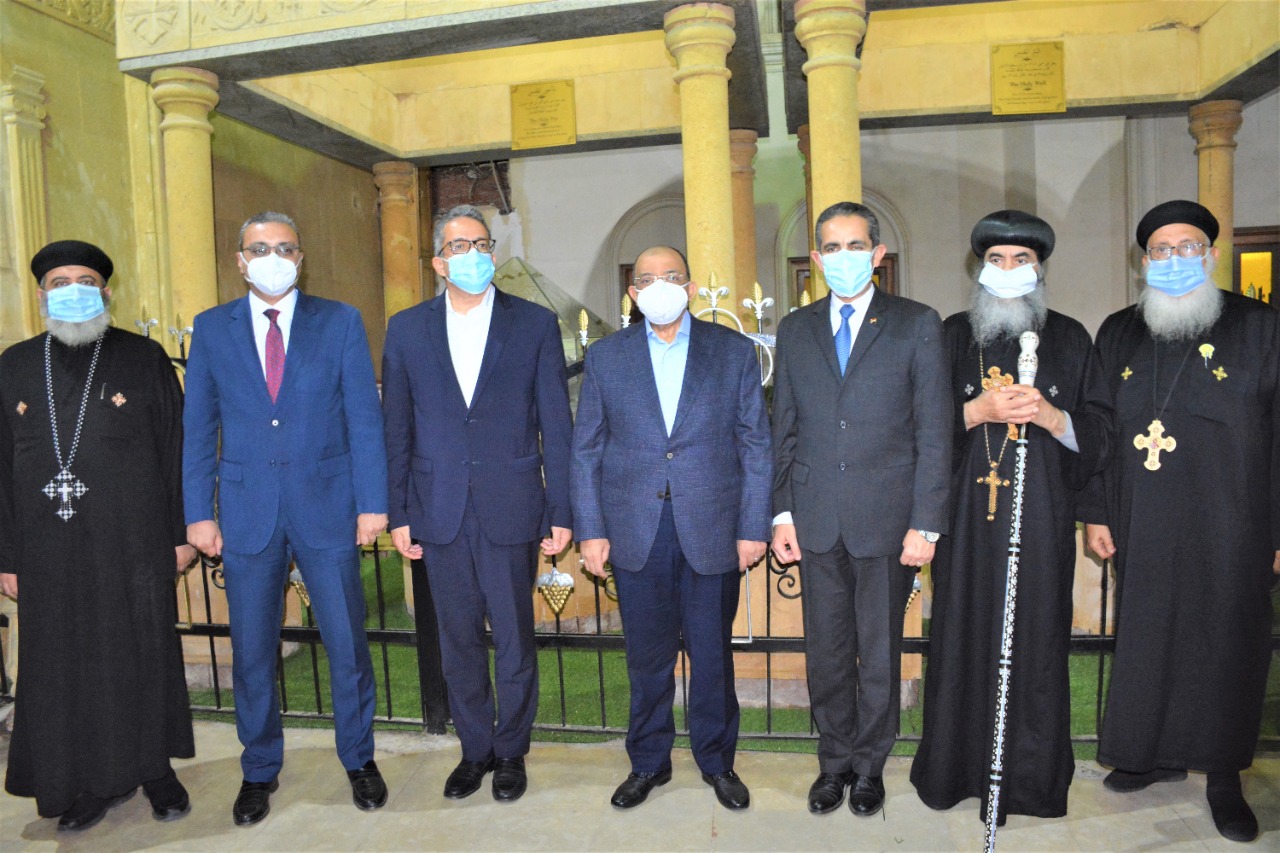 وزراءالسياحة والتنمية ومحافظ الغربية يفتتحون مسار العائلة المقدسة-صور