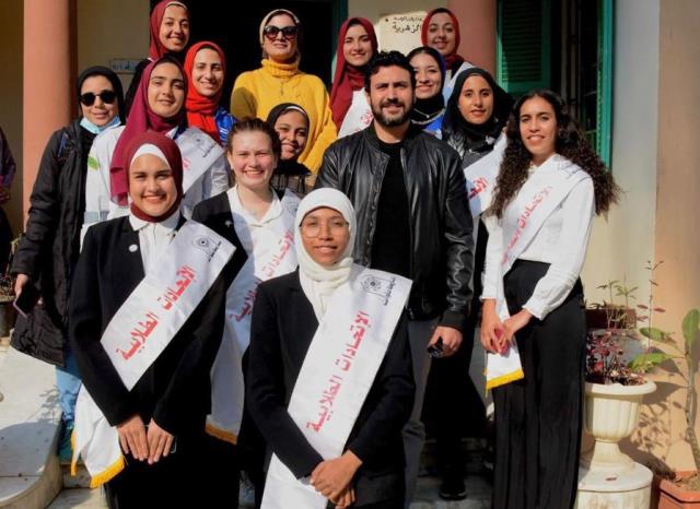 خلى إرادتك بطولة ندوة فى كلية التربية الرياضية فى جامعة حلوان.. بالصور 