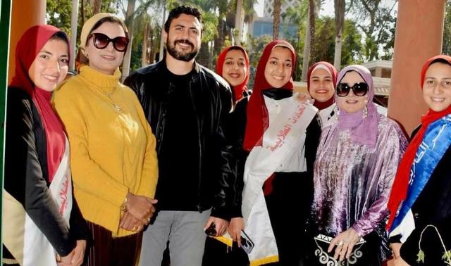 خلى إرادتك بطولة ندوة فى كلية التربية الرياضية فى جامعة حلوان.. بالصور 