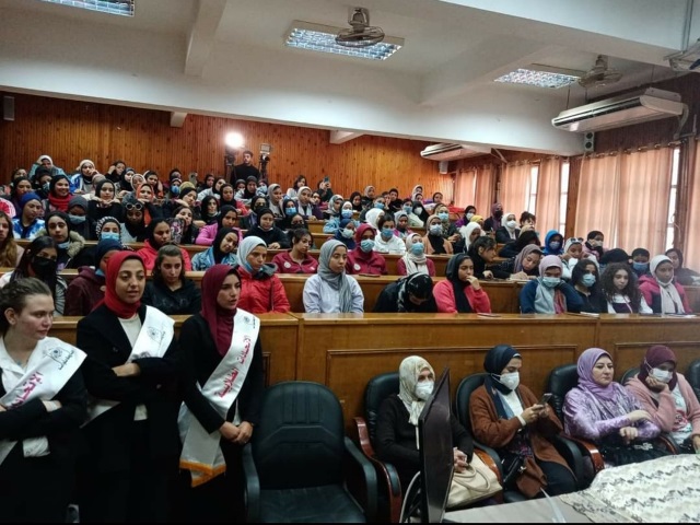 خلى إرادتك بطولة ندوة فى كلية التربية الرياضية فى جامعة حلوان.. بالصور 