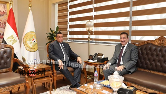 وزير التنمية المحلية ومحافظ المنوفية