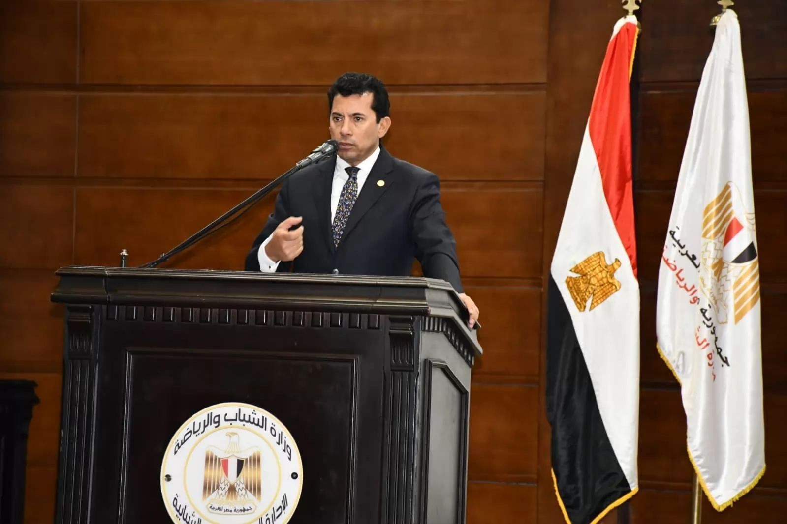 الدكتور أشرف صبحي وزير الشباب والرياضة