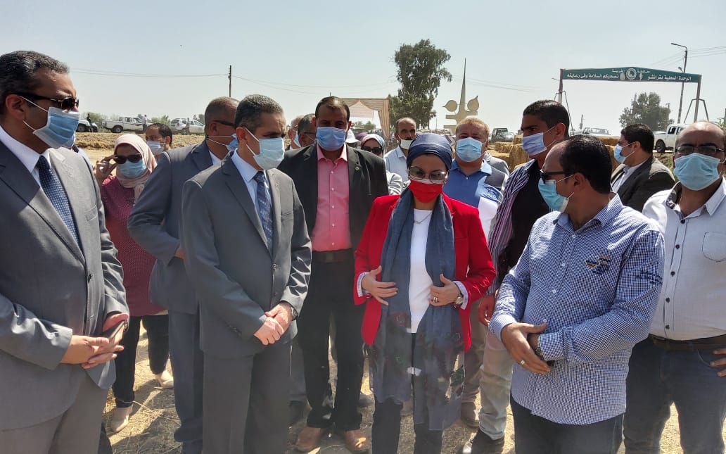 محافظ الغربية يستقبل وزيرة البيئة لتفقد عددا من المواقع البيئية بالمحلة وبسيون