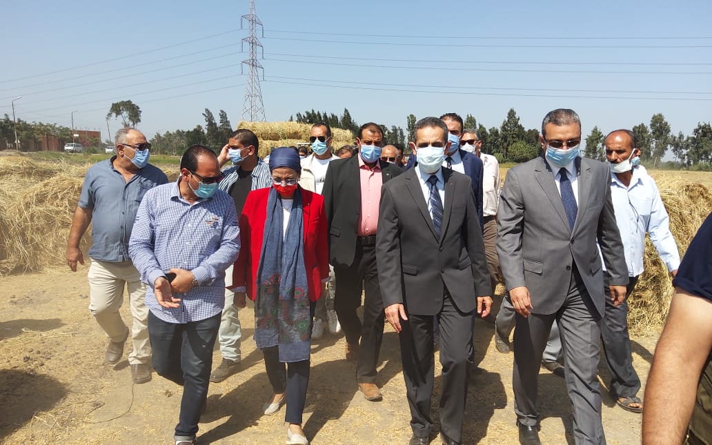 محافظ الغربية يستقبل وزيرة البيئة لتفقد عددا من المواقع البيئية بالمحلة وبسيون