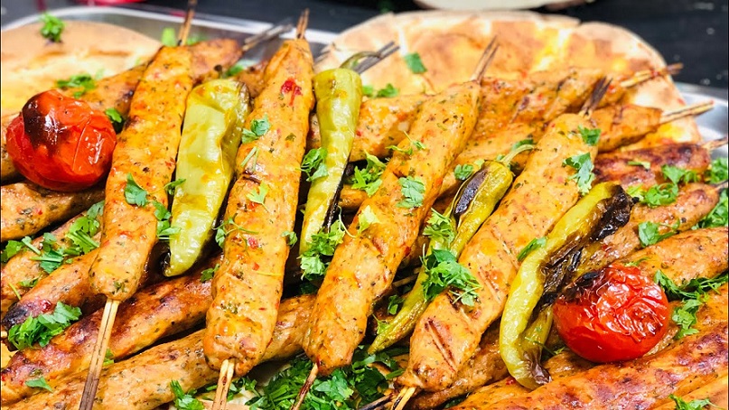 كفتة الدجاج المدخنة 