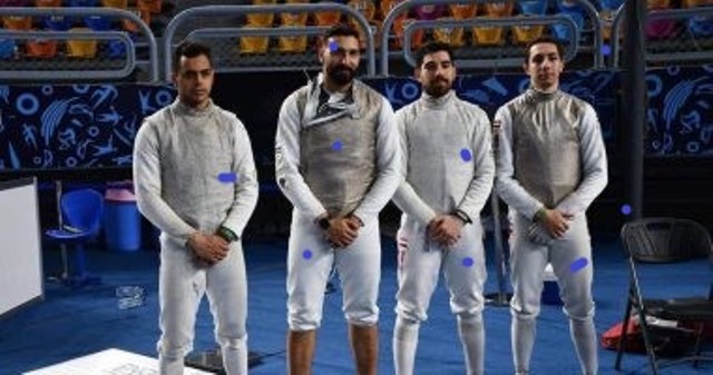  منتخب مصر لسلاح الشيش رجال 