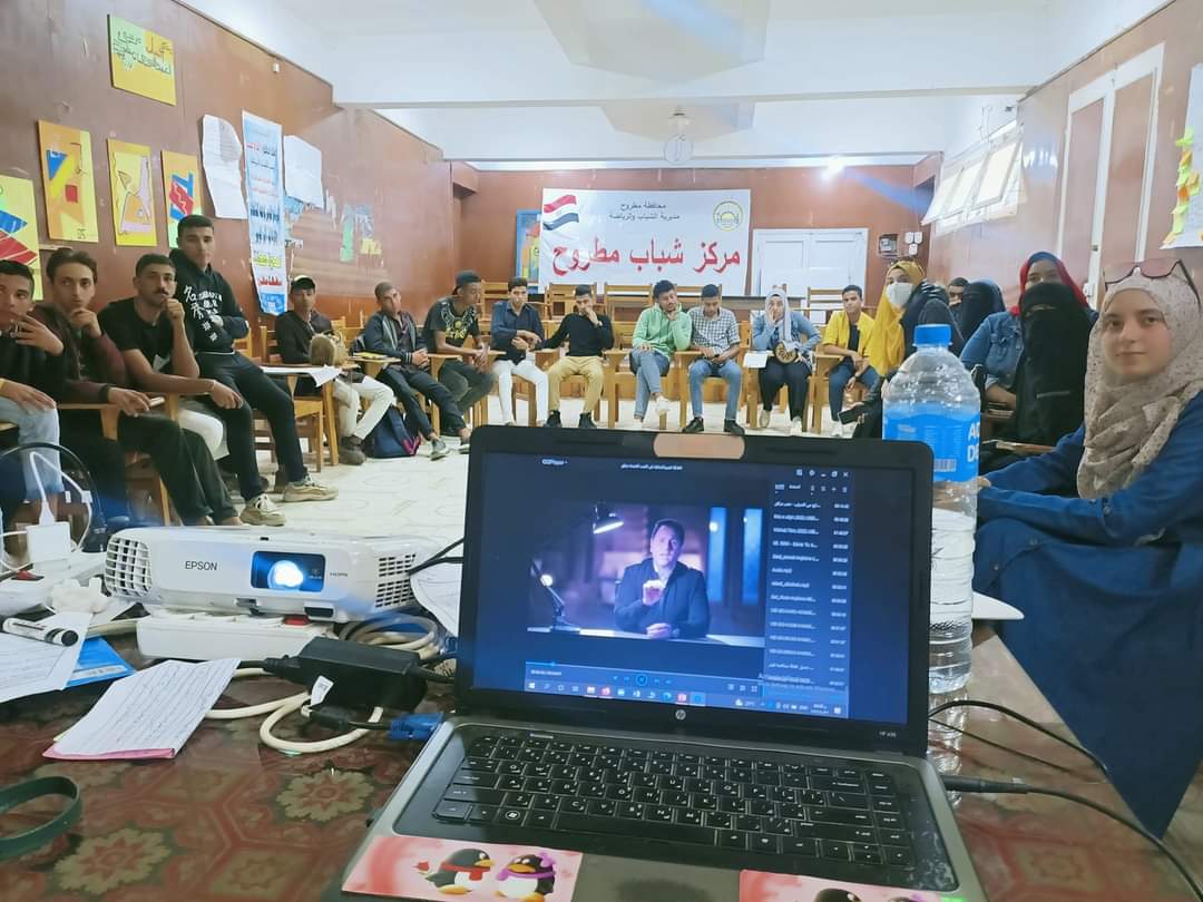 شعيب يشيد بالبرنامج القومي لمواجهة الشائعات بمديرية شباب مطروح