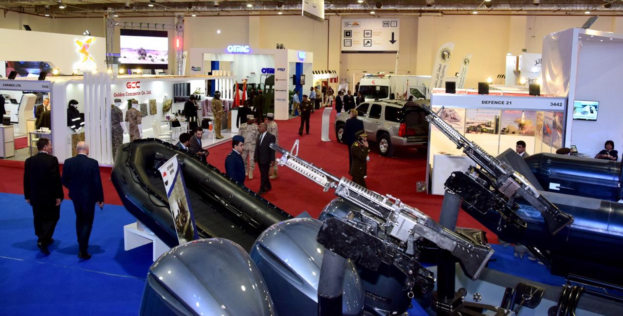 إقبال كثيف على المعرض الدولى للصناعات الدفاعية 