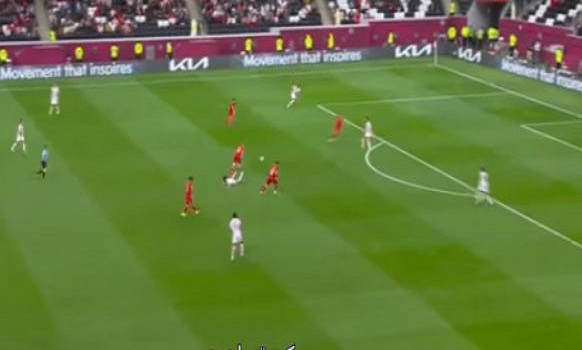 جانب من المباراة