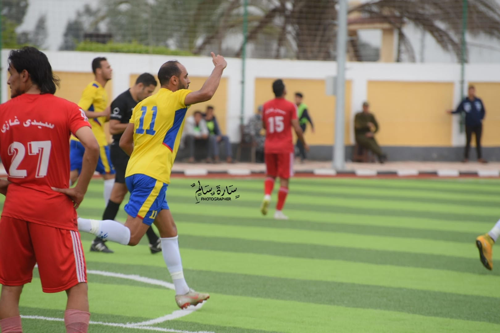 لقطة من مباراة طنطا وسيدى غازى