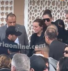 بالصور.. الظهور الأول لـ ريهام عبد الغفور فى جنازة والدها