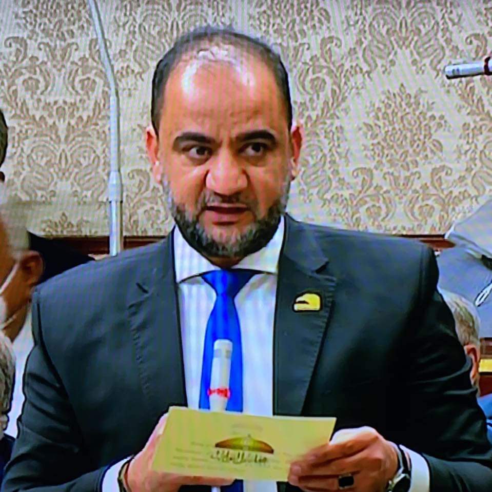 حاتم عبد العزيز عضو مجلس النواب عن حزب مستقبل وطن