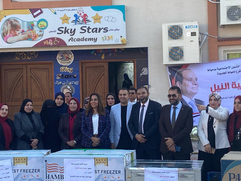 افتتاح معرض الأسر المنتجة بمدينة دمياط الجديدة