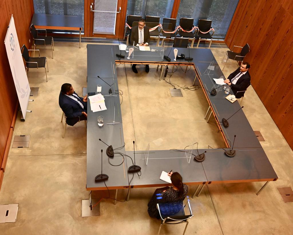 رئيس البرلمان العربي: مباحثات موسعة ومثمرة وبناءة مع الأمين العام للاتحاد البرلماني الدولي