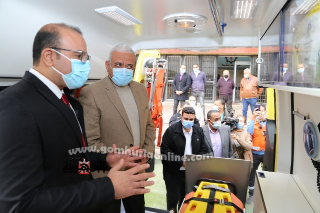 5 سيارات إسعاف جديدة بتكلفة 15 مليون جنيه لدعم الصحة بالسويس