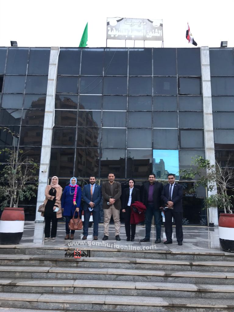 أعضاء مؤسسة حياة كريمة بالمنوفية يلتقون بوكيل وزارة الصحة لدراسة الرؤى والأفكار لتطويرالخدمة الطبية