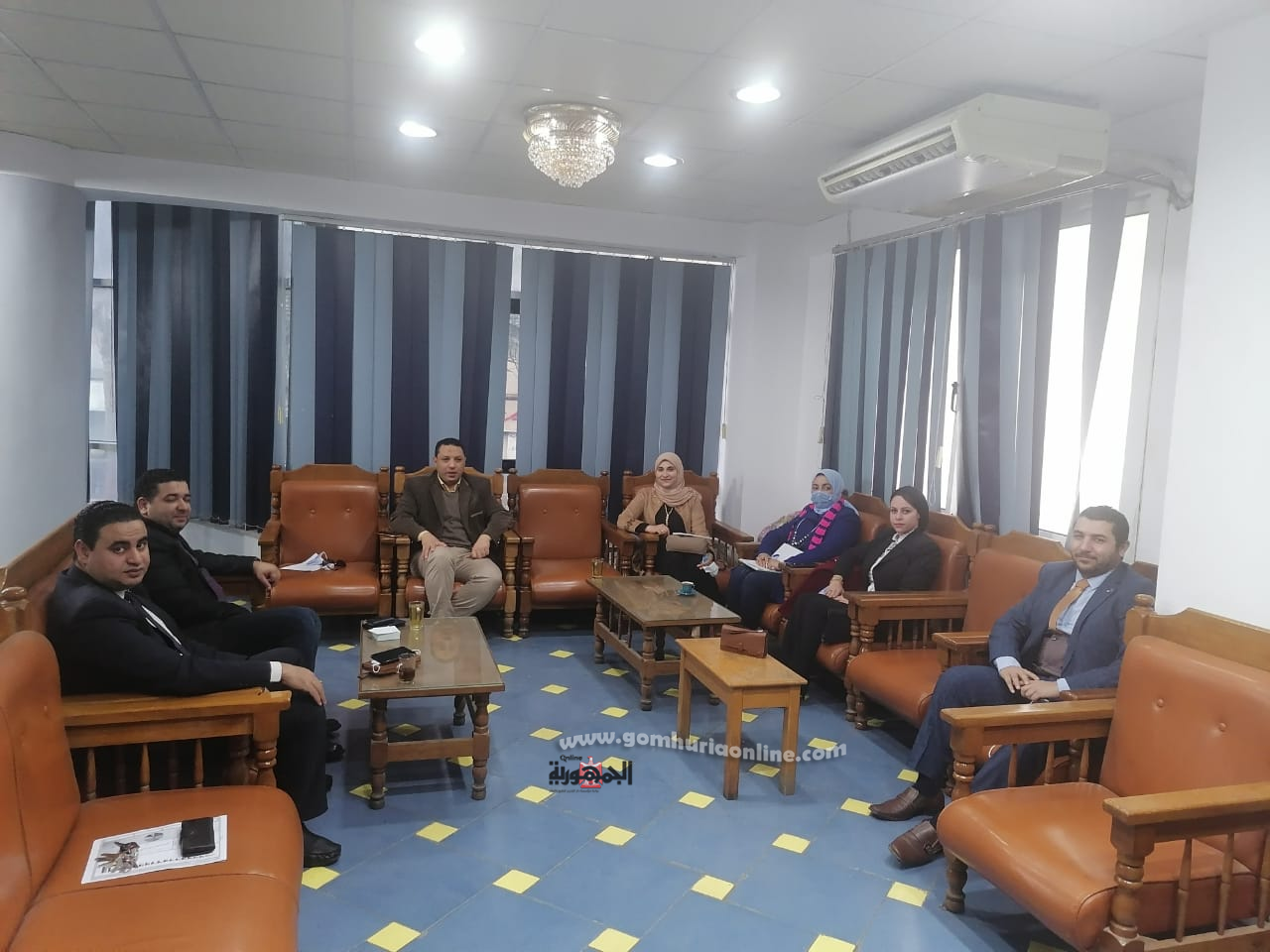 أعضاء مؤسسة حياة كريمة بالمنوفية يلتقون بوكيل وزارة الصحة لدراسة الرؤى والأفكار لتطويرالخدمة الطبية
