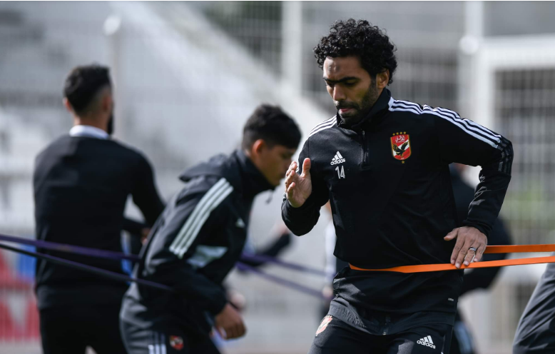 الاهلى يؤدى مرانا بدنيا قبل مواجهة سياتل