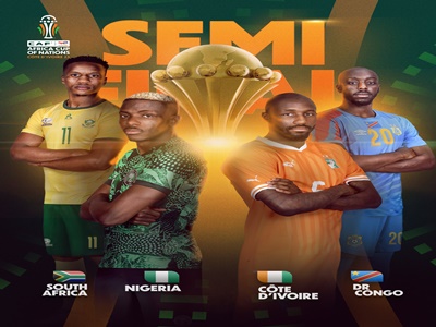 منتخبات تأهلت إلي نصف نهائي الكان