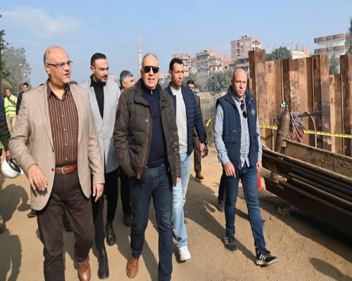 وزير الري ومحافظ القليوبية 