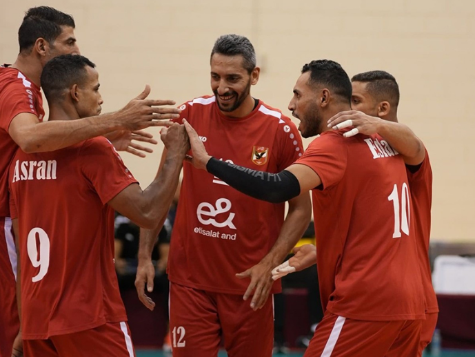 رجال طائرة الأهلي