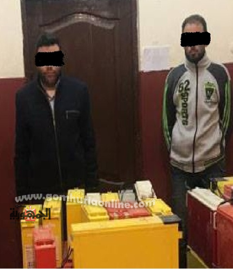 المتهمان والمضبوطات