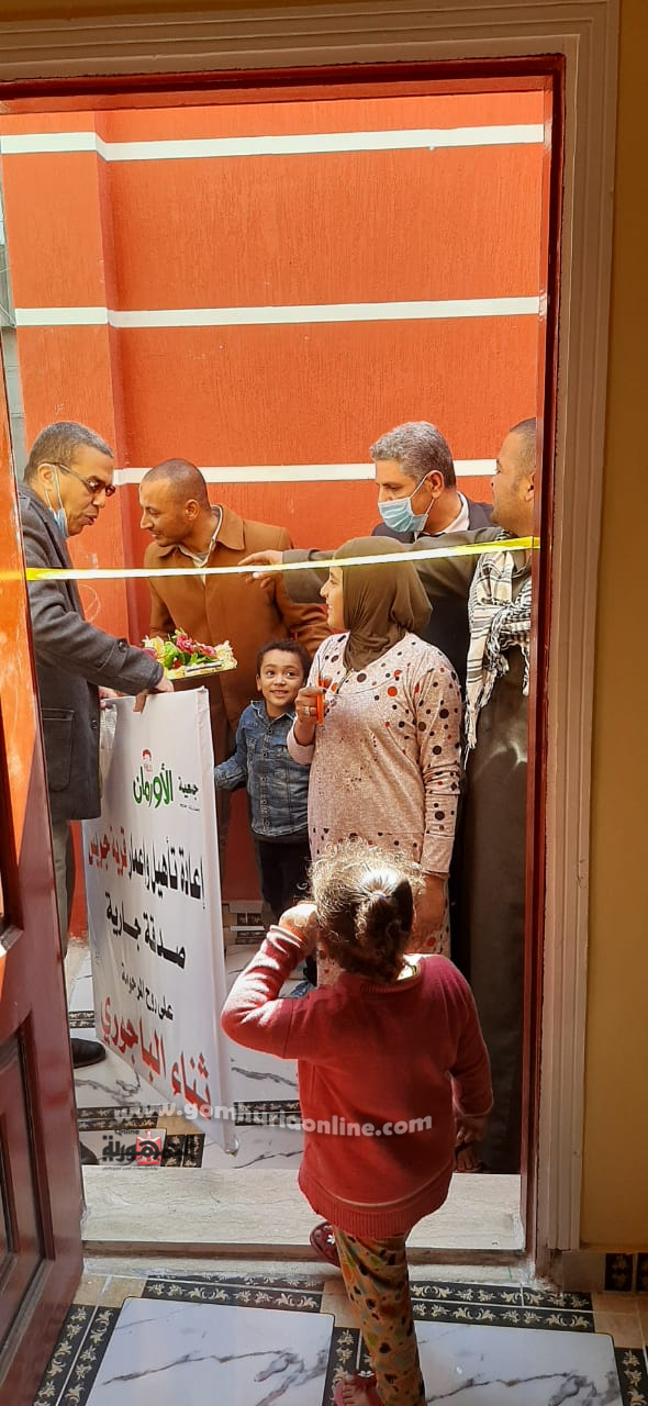 الاورمان تعيد  إعمار 10 منازل للاسر الاولي بالرعاية 