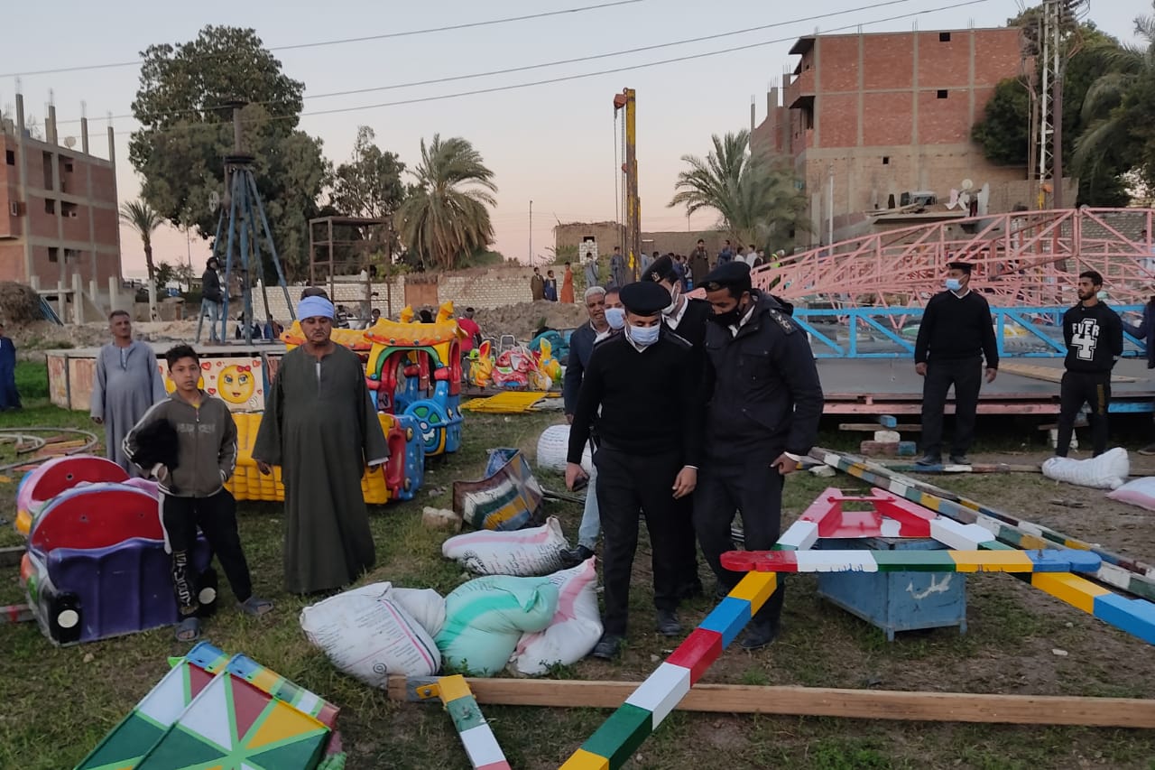 أمن الأقصر يفض مولد أحمد ابن أدريس بإسنا لمنع تفشى فيروس كورونا
