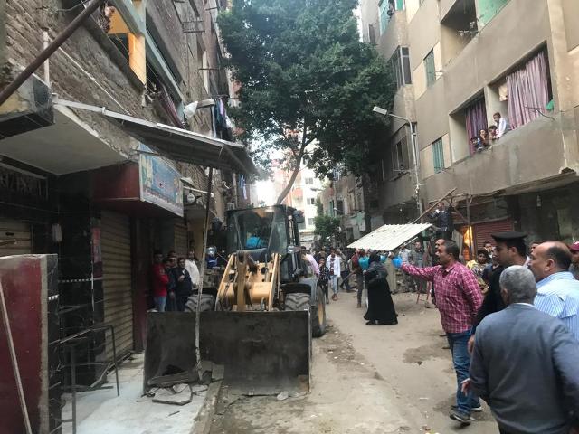 الجيزة تزيل أكبر سوق عشوائي بالهرم و3 اسواق ببولاق الدكرور