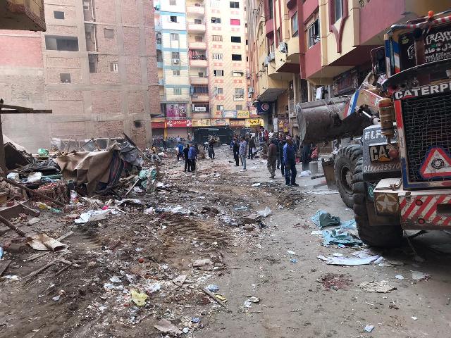 الجيزة تزيل أكبر سوق عشوائي بالهرم و3 اسواق ببولاق الدكرور