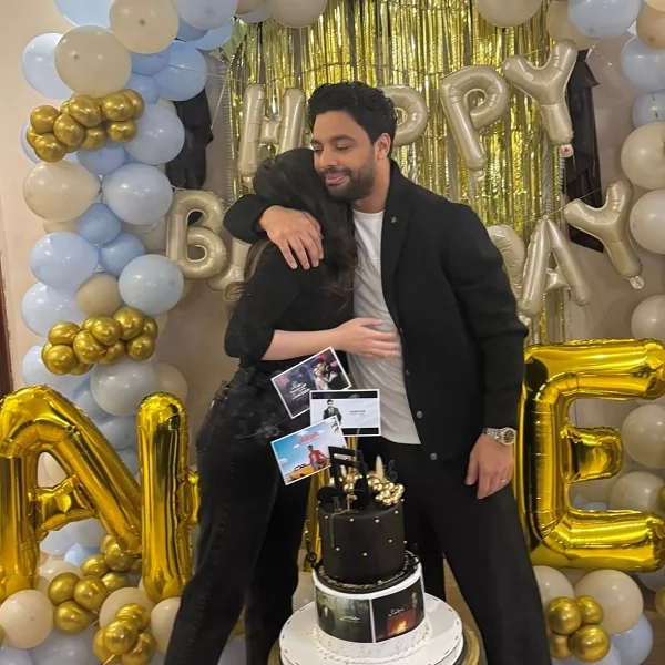 مفاجأة من فرح الموجي لـ أحمد جمال بعيد ميلاده الأول بعد زواجهما 