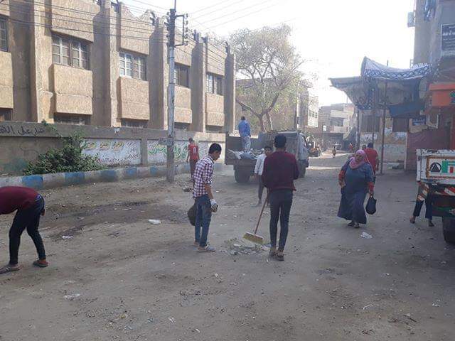 حملات للنظافة بقرى أشمون 