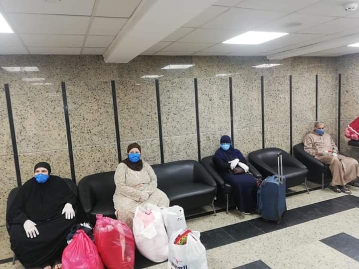بينهم ٣سيدات خروج ٧ حالات بعد شفائهم من كورونا بعزل قها 