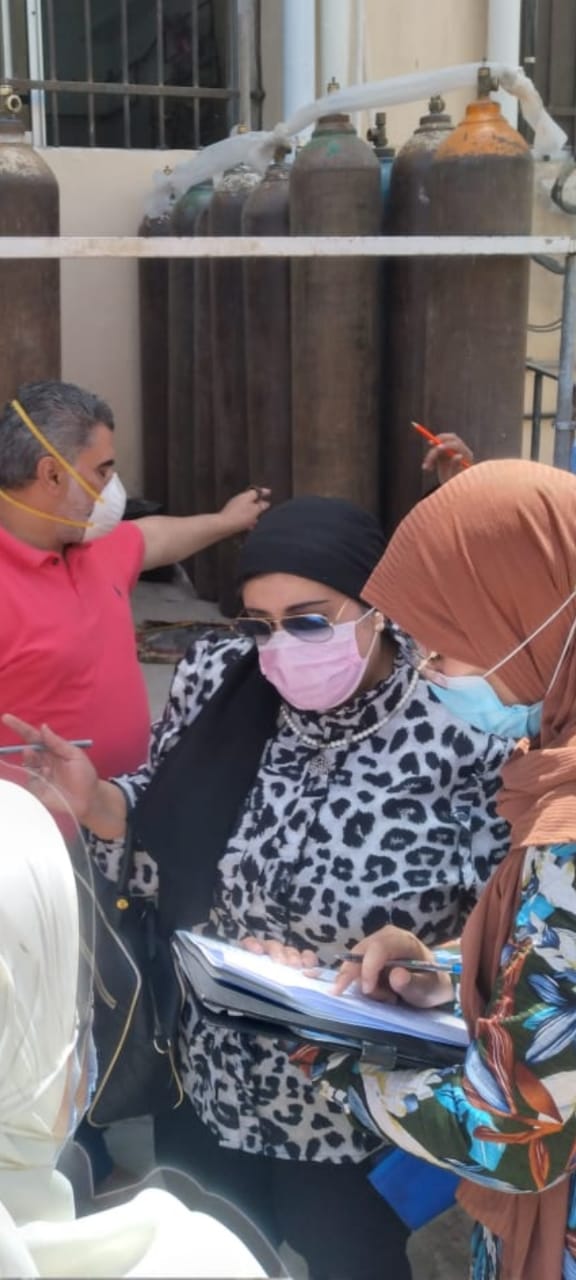 تقييم شبكات الغازات الطبيةوتانكات الاكسجين فى 14 مستشفى بالمنوفية .. بالصور 
